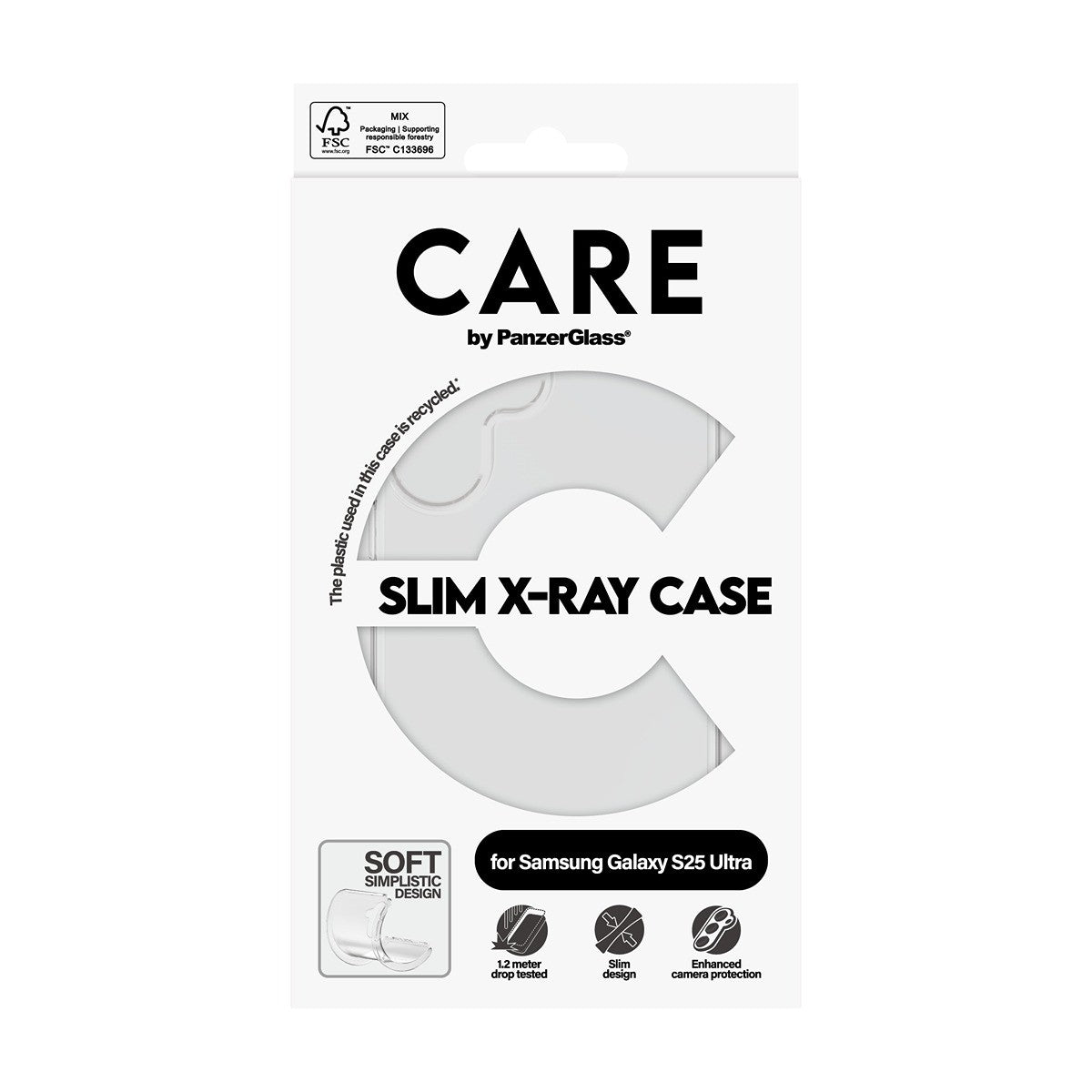 CARE by PanzerGlass Samsung Galaxy S25 Ultra Deksel X-Ray Klar