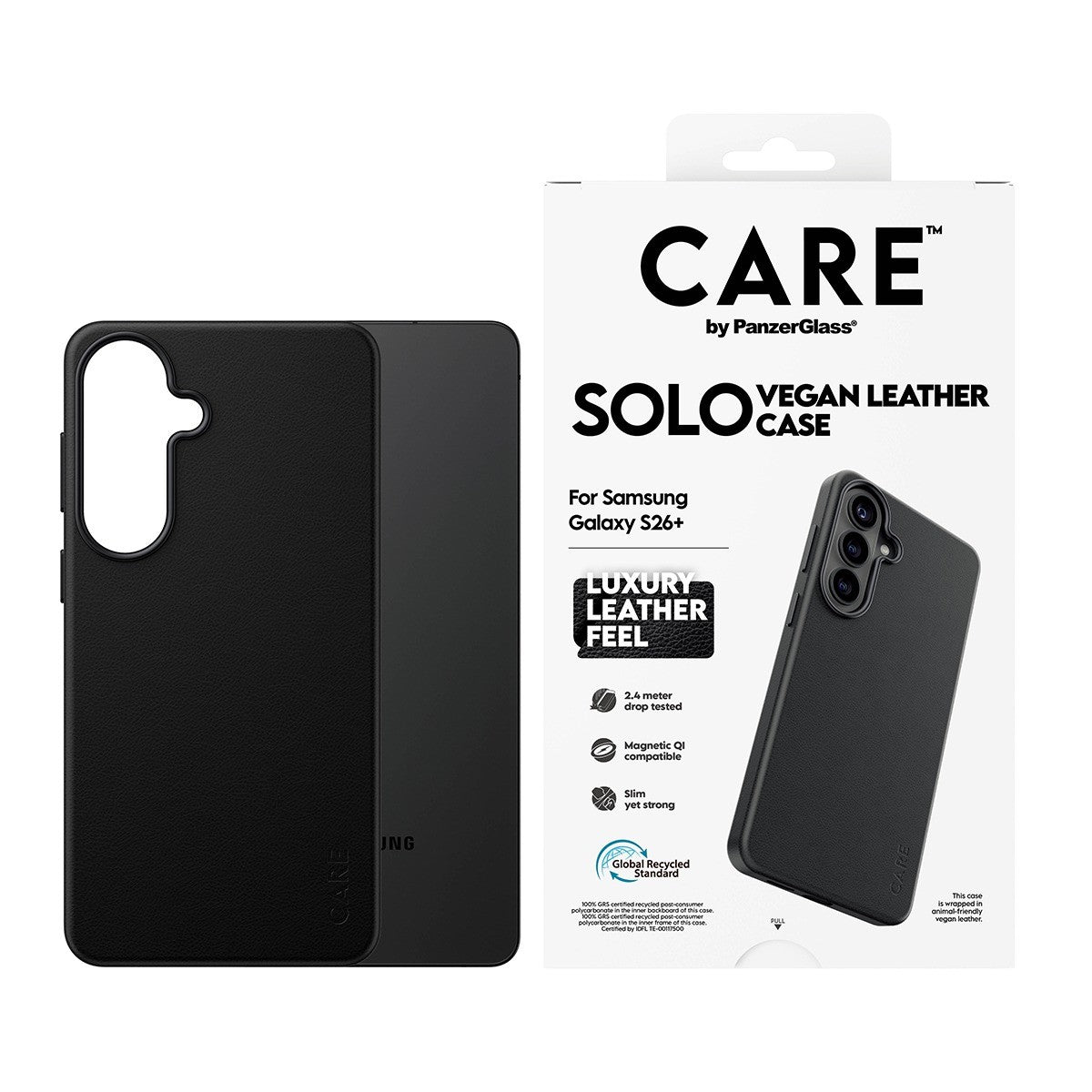 CARE by PanzerGlass Samsung Galaxy S26 Plus Deksel Solo MagSafe Svart