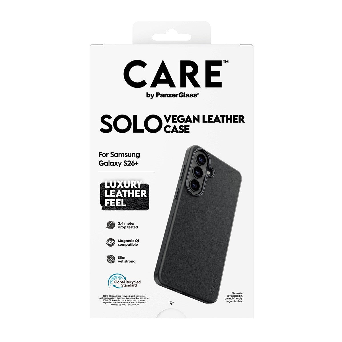 CARE by PanzerGlass Samsung Galaxy S26 Plus Deksel Solo MagSafe Svart