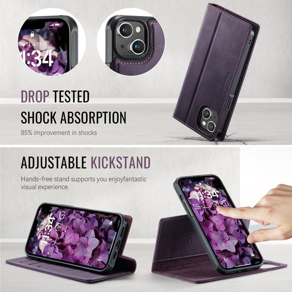 CaseMe iPhone 13 Etui C49 Series Lilla