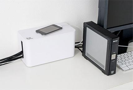 Bluelounge Cablebox Mini Kabelskjuling Hvit