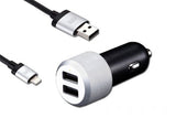 Just Mobile Billader Og Lightning Kabel Highway Max Svart Sølv