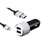 Just Mobile Billader Og Lightning Kabel Highway Max Svart Sølv