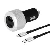 Just Mobile Highway Turbo Billader USB-C Til Lightning-kabel