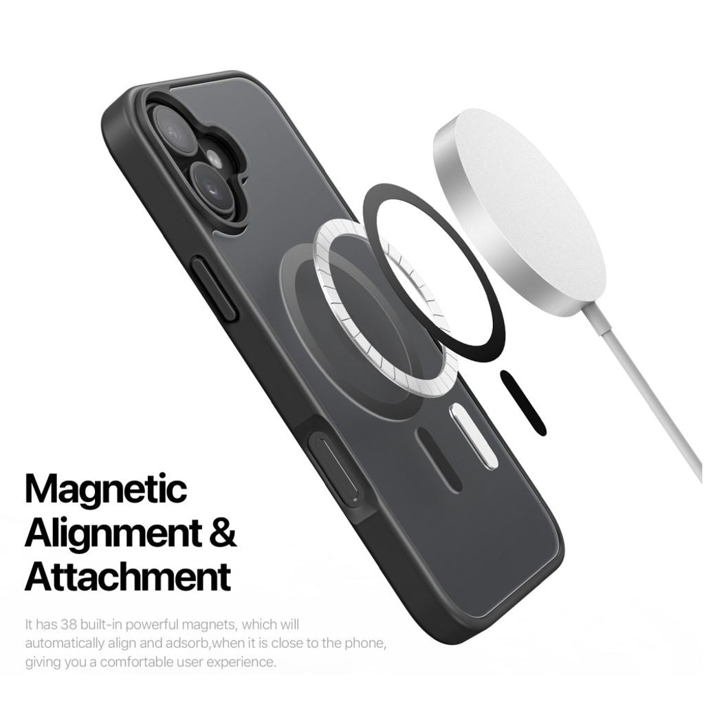 Dux Ducis iPhone 16 Deksel Yind Series MagSafe Svart