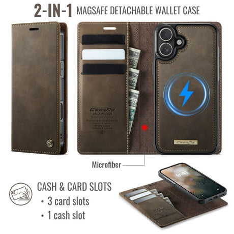 CaseMe iPhone 17 Etui C49 Series Brun