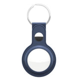 KeyBudz AirTag Hållare Läder Blå