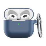 KeyBudz PodSkinz Elevate Series Airpod 3 Skall Silikon Blå