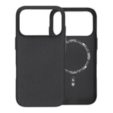 iPhone 17 Pro Deksel Korrugert MagSafe Svart
