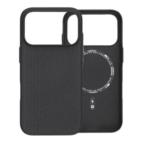 iPhone 17 Pro Max Deksel Korrugert MagSafe Svart