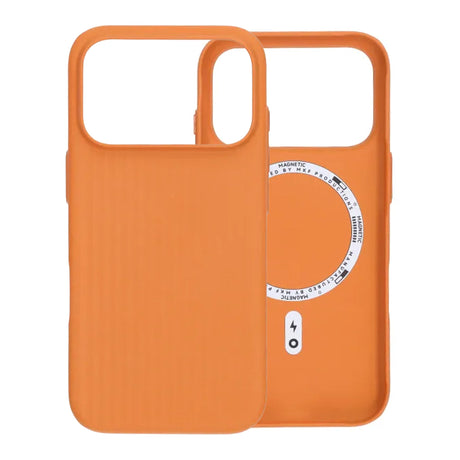 iPhone 17 Pro Max Deksel Korrugert MagSafe Oransje