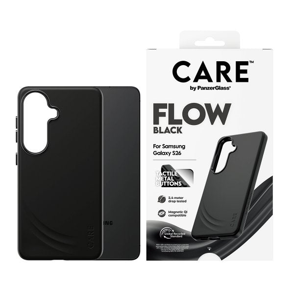 CARE by PanzerGlass Samsung Galaxy S26 Deksel Flow MagSafe Svart