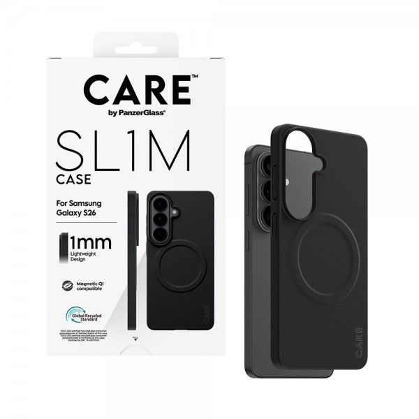 CARE by PanzerGlass Samsung Galaxy S26 Deksel SL1M Svart
