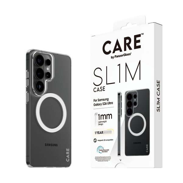 CARE by PanzerGlass Samsung Galaxy S26 Ultra Deksel SL1M Transparent