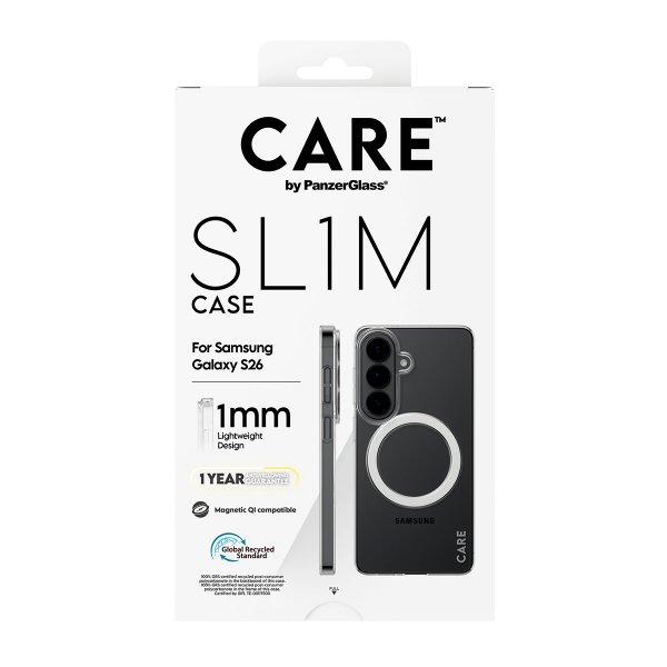 CARE by PanzerGlass Samsung Galaxy S26 Deksel SL1M Transparent