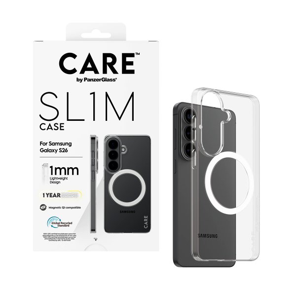 CARE by PanzerGlass Samsung Galaxy S26 Deksel SL1M Transparent