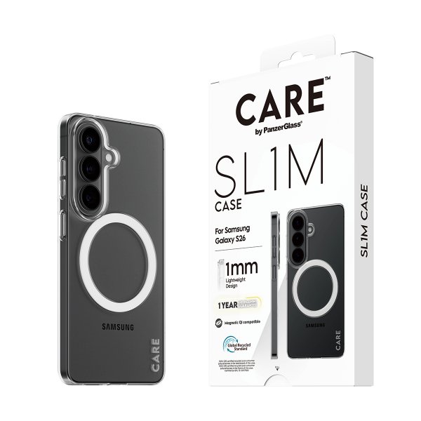 CARE by PanzerGlass Samsung Galaxy S26 Deksel SL1M Transparent