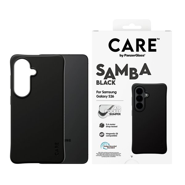 CARE by PanzerGlass Samsung Galaxy S26 Deksel Samba MagSafe Svart