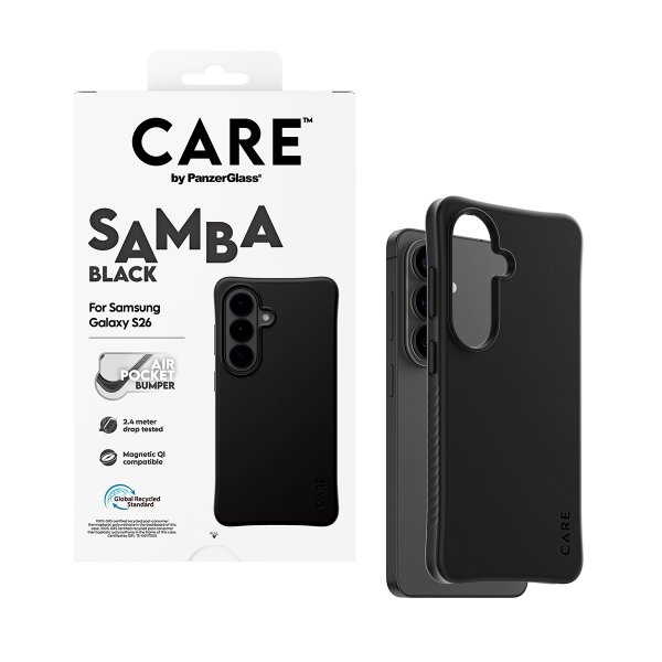 CARE by PanzerGlass Samsung Galaxy S26 Deksel Samba MagSafe Svart
