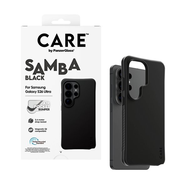 CARE by PanzerGlass Samsung Galaxy S26 Ultra Deksel Samba MagSafe Svart
