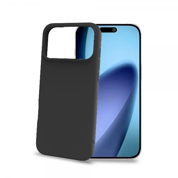 Celly iPhone 17 Pro Max Deksel CROMO Svart