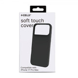 Celly iPhone 17 Pro Max Deksel CROMO Svart