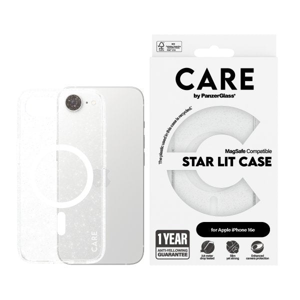 CARE by PanzerGlass iPhone 16e/17e Deksel Urban Combat MagSafe Star Lit
