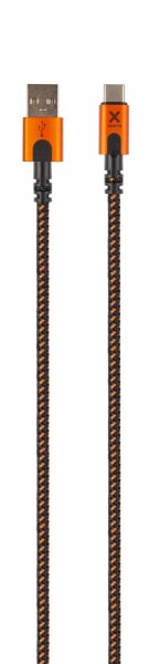 Xtorm Xtreme USB-A to USB-C Cable 1.5m Svart Oransje