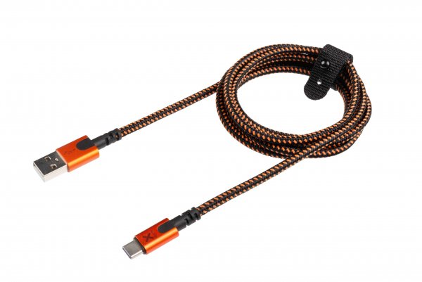 Xtorm Xtreme USB-A to USB-C Cable 1.5m Svart Oransje