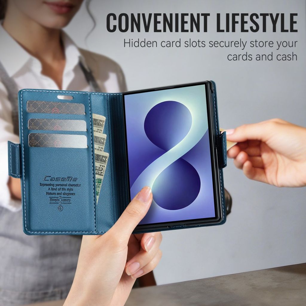 CaseMe Samsung Galaxy Z Fold 8 Etui 023 Series Blå