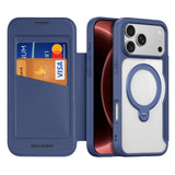 Dux Ducis iPhone 17 Pro Max/18 Pro Max Etui Skin X Pro Series Kickstand MagSafe Blå