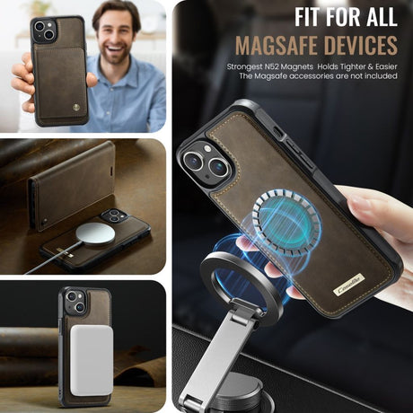 CaseMe iPhone 13 Etui C49 Series Brun