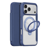 Dux Ducis iPhone 17 Pro Max/18 Pro Max Etui Skin X Pro Series Kickstand MagSafe Blå