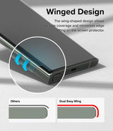 Ringke Samsung Galaxy S23 Ultra Skjermbeskytter Dual Easy Film 2-pakning