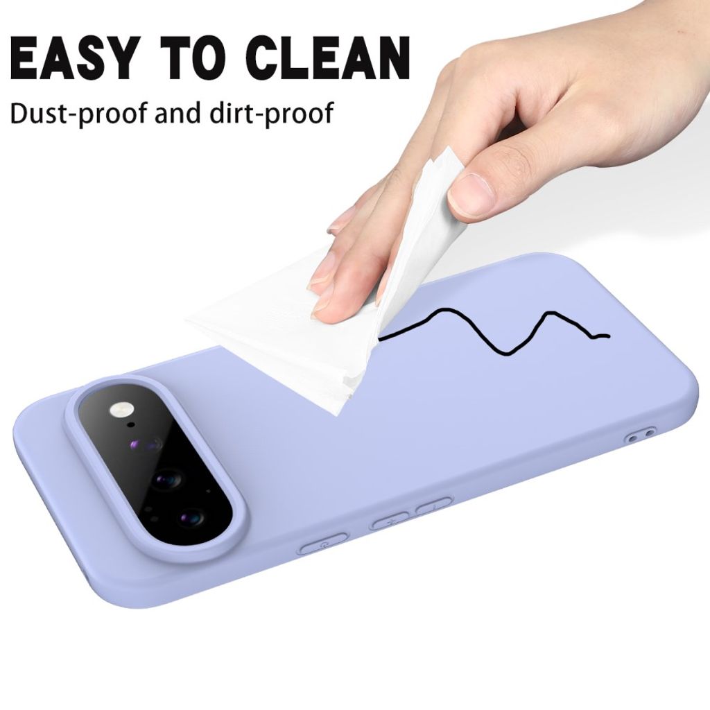 Google Pixel 11 Pro XL Deksel med Strap Silikon Lilla