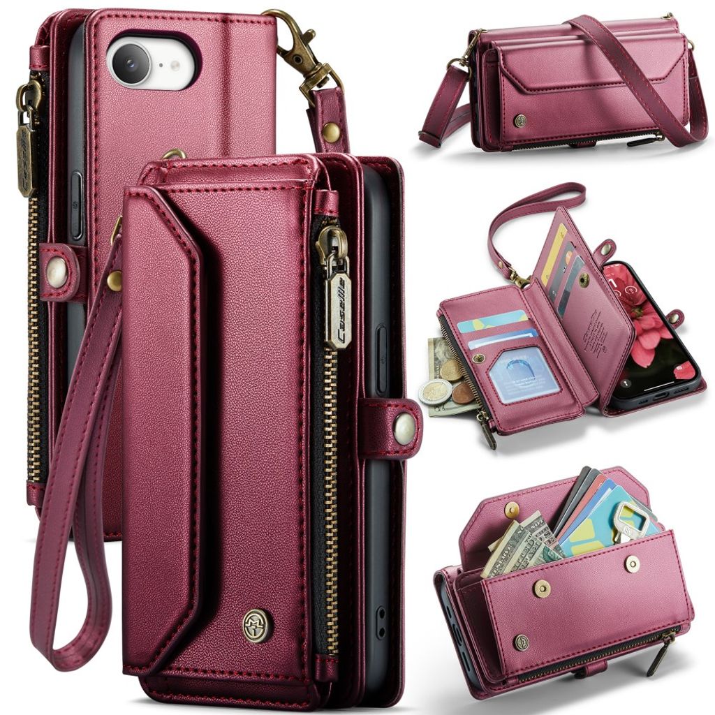 CaseMe iPhone 16e/iPhone 17e Etui C36 Series Rød