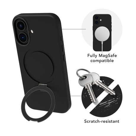 dbramante1928 iPhone 16 Deksel Roskilde MagSafe Kick ICON Midnight