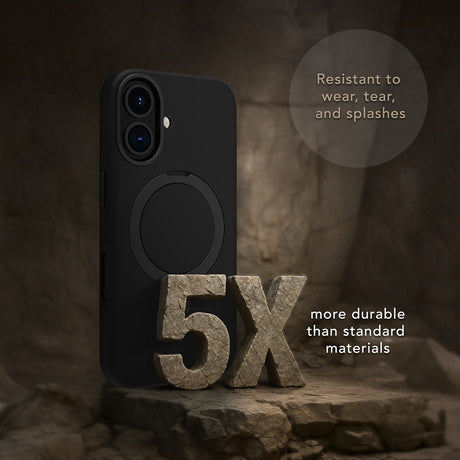 dbramante1928 iPhone 16 Deksel Roskilde MagSafe Kick ICON Midnight