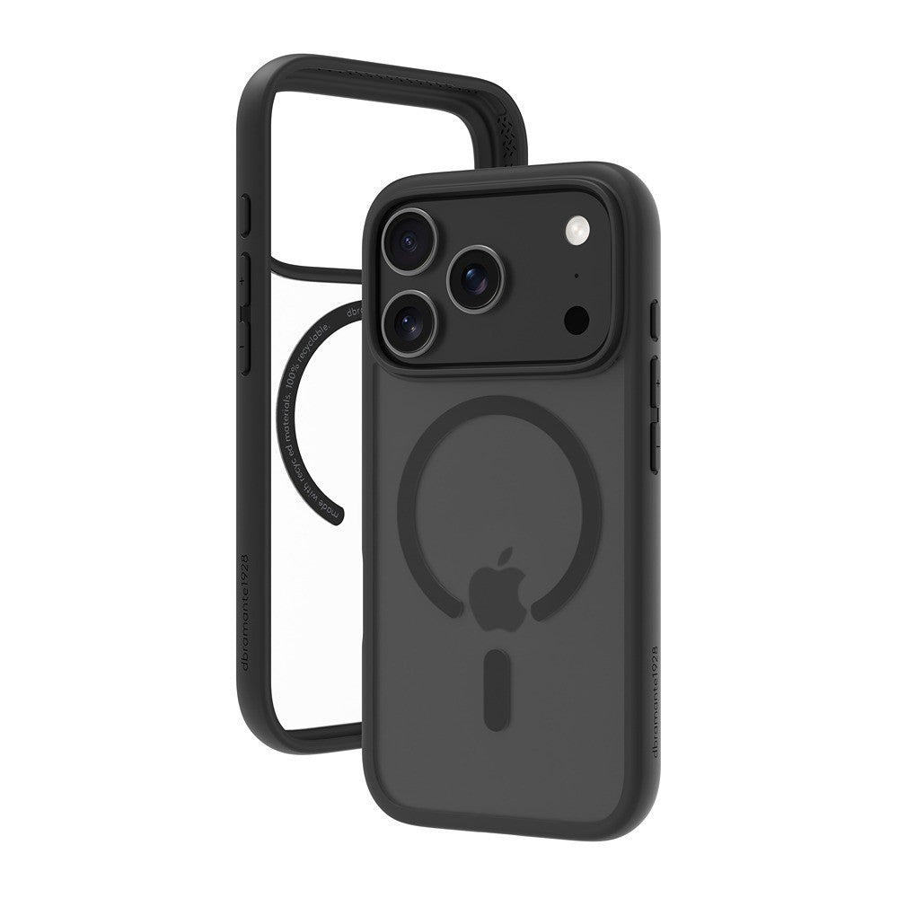 dbramante1928 iPhone 17 Pro/iPhone 18 Pro Deksel Grenen MagSafe Svart