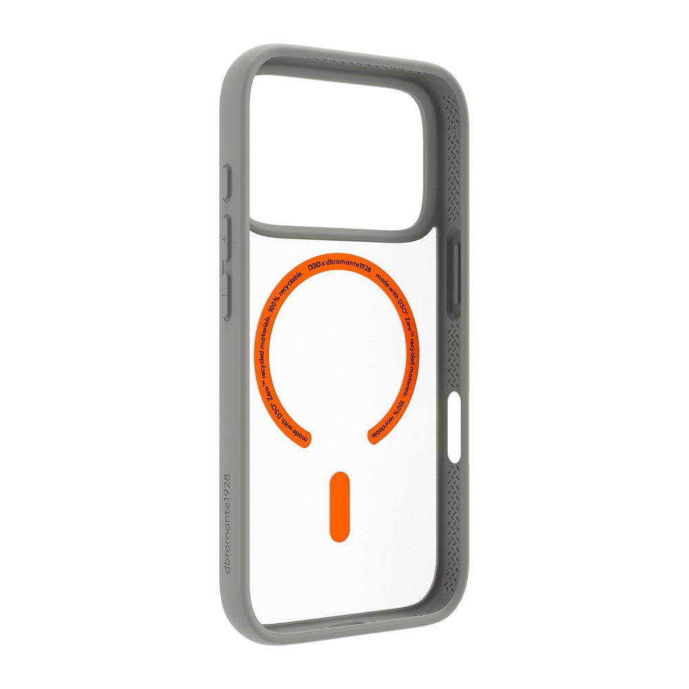dbramante1928 iPhone 17 Pro/iPhone 18 Pro Deksel Grenen Ultra MagSafe River Stone