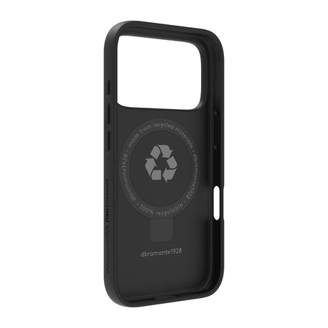 dbramante1928 iPhone 17 Pro/iPhone 18 Pro Deksel Iceland Ultra MagSafe Kick D3O Svart