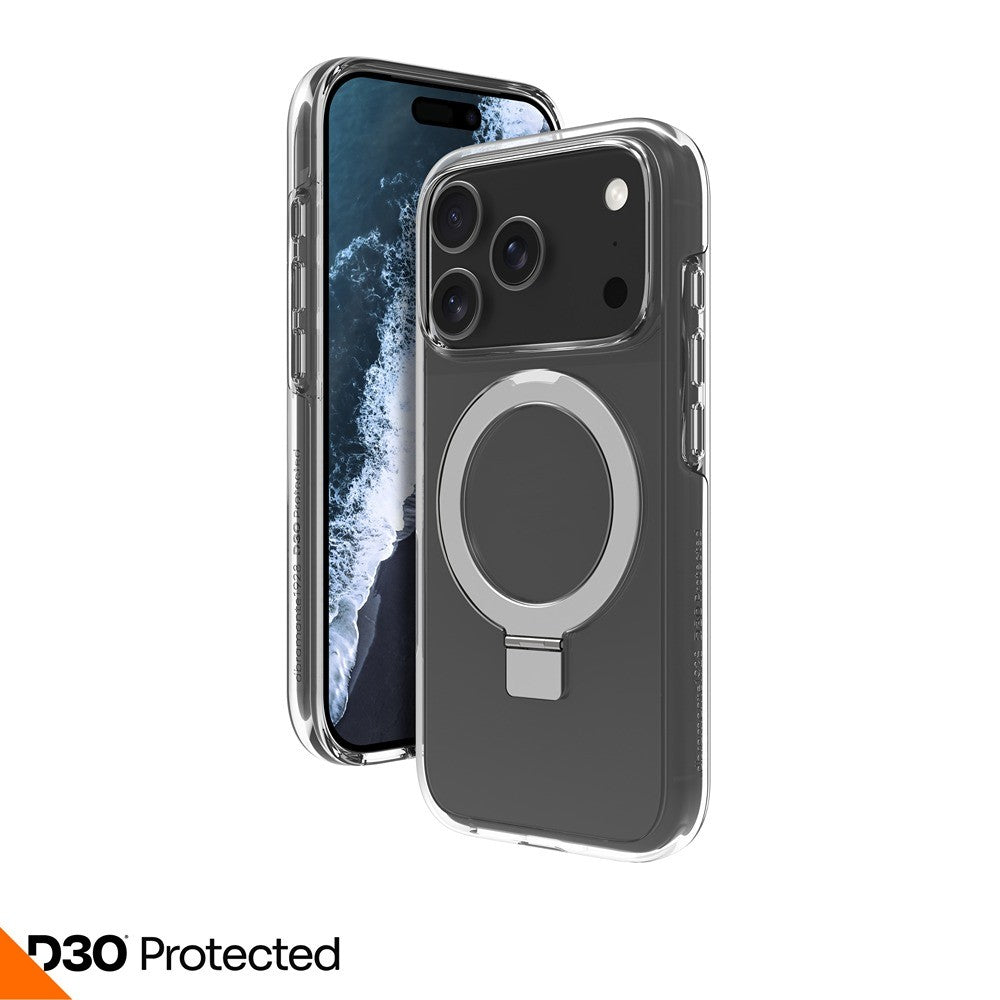 dbramante1928 iPhone 17 Pro/iPhone 18 Pro Deksel Iceland Ultra MagSafe Kick D3O Klar