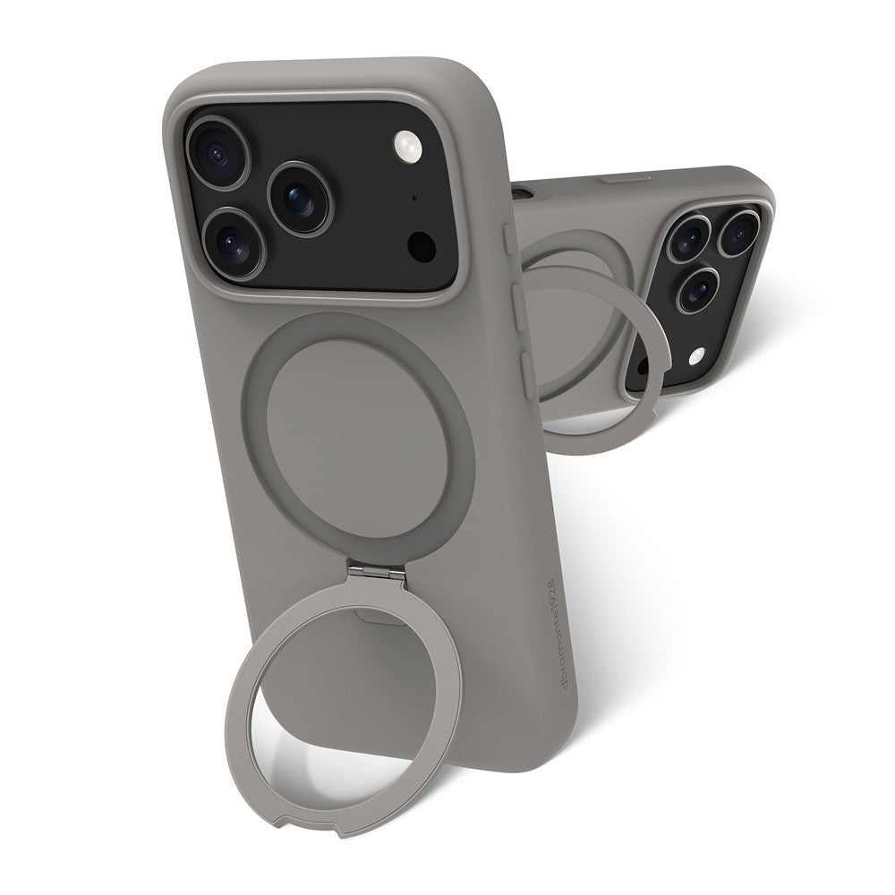 dbramante1928 iPhone 17 Pro/iPhone 18 Pro Deksel Roskilde MagSafe Kick ICON River Stone