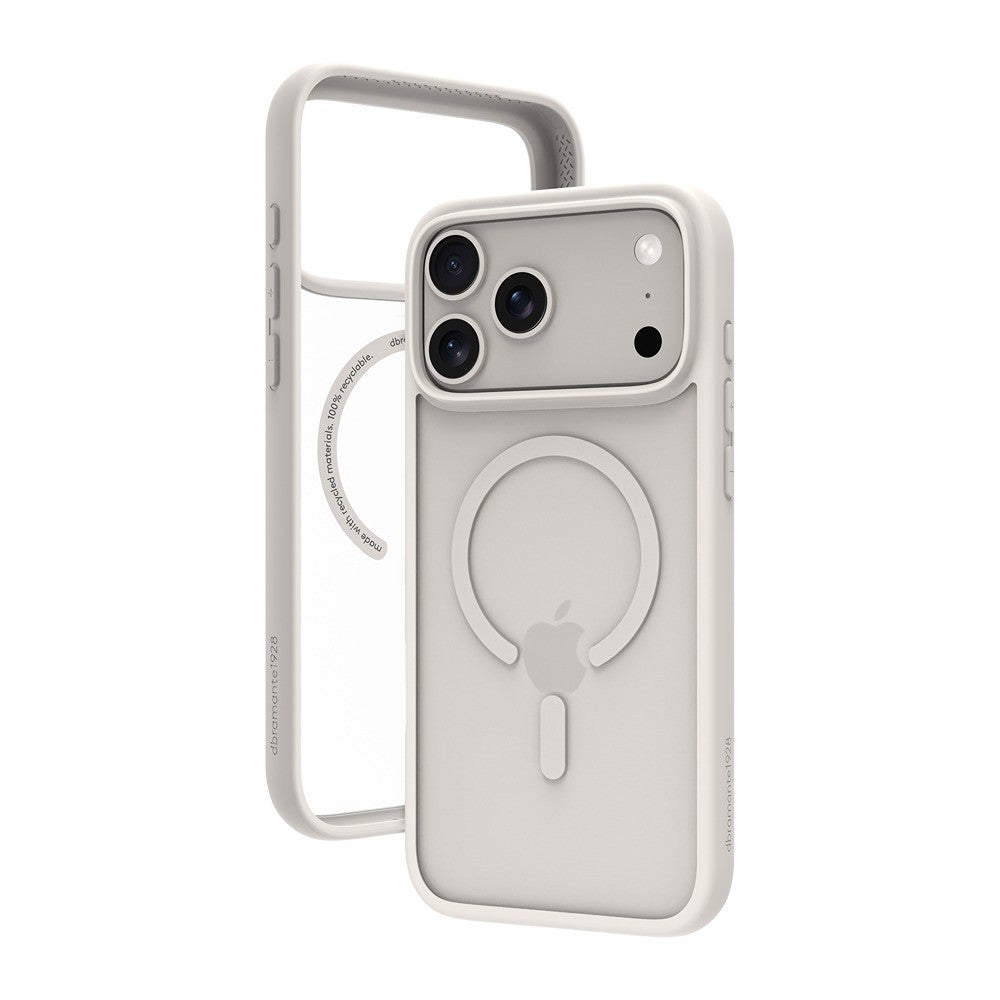 dbramante1928 iPhone 17 Pro Max/iPhone 18 Pro Max Deksel Grenen MagSafe Hvit