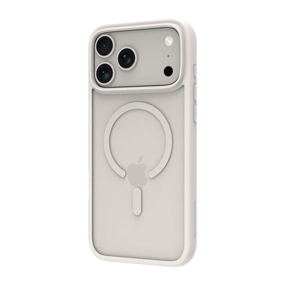 dbramante1928 iPhone 17 Pro Max/iPhone 18 Pro Max Deksel Grenen MagSafe Hvit