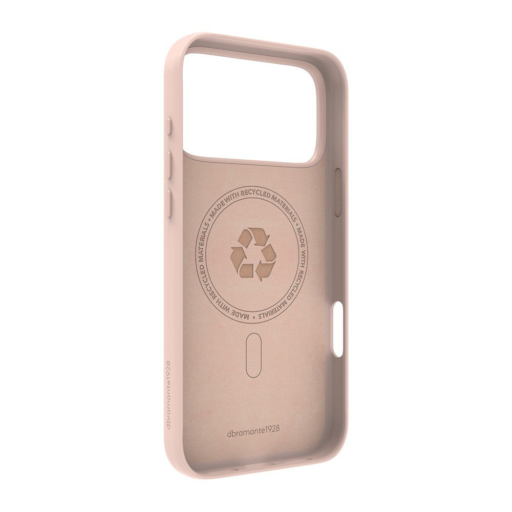 dbramante1928 iPhone 17 Pro Max/iPhone 18 Pro Max Deksel Roskilde MagSafe ICON Pink Sand
