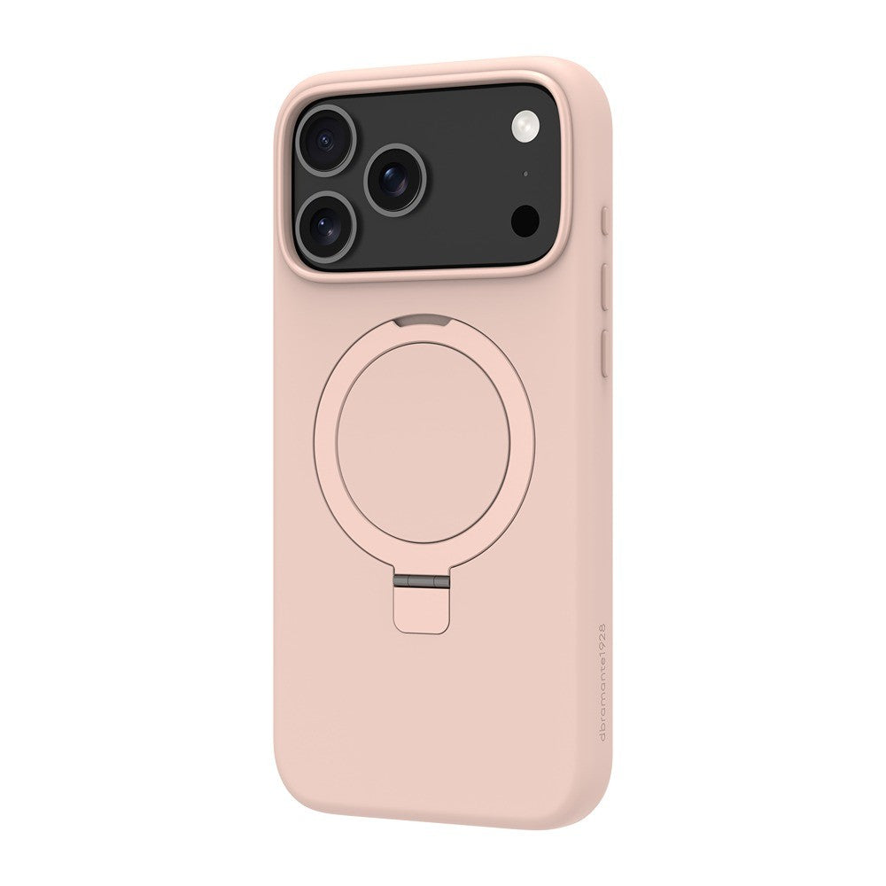 dbramante1928 iPhone 17 Pro Max/iPhone 18 Pro Max Deksel Roskilde MagSafe Kick ICON Pink Sand