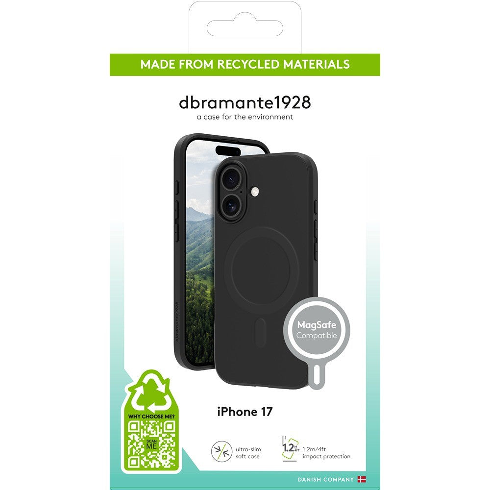 dbramante1928 iPhone 17 Deksel Greenland Pro MagSafe Night Black