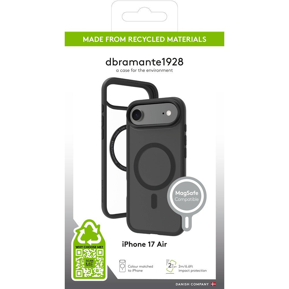 dbramante1928 iPhone Air Deksel Grenen MagSafe Svart
