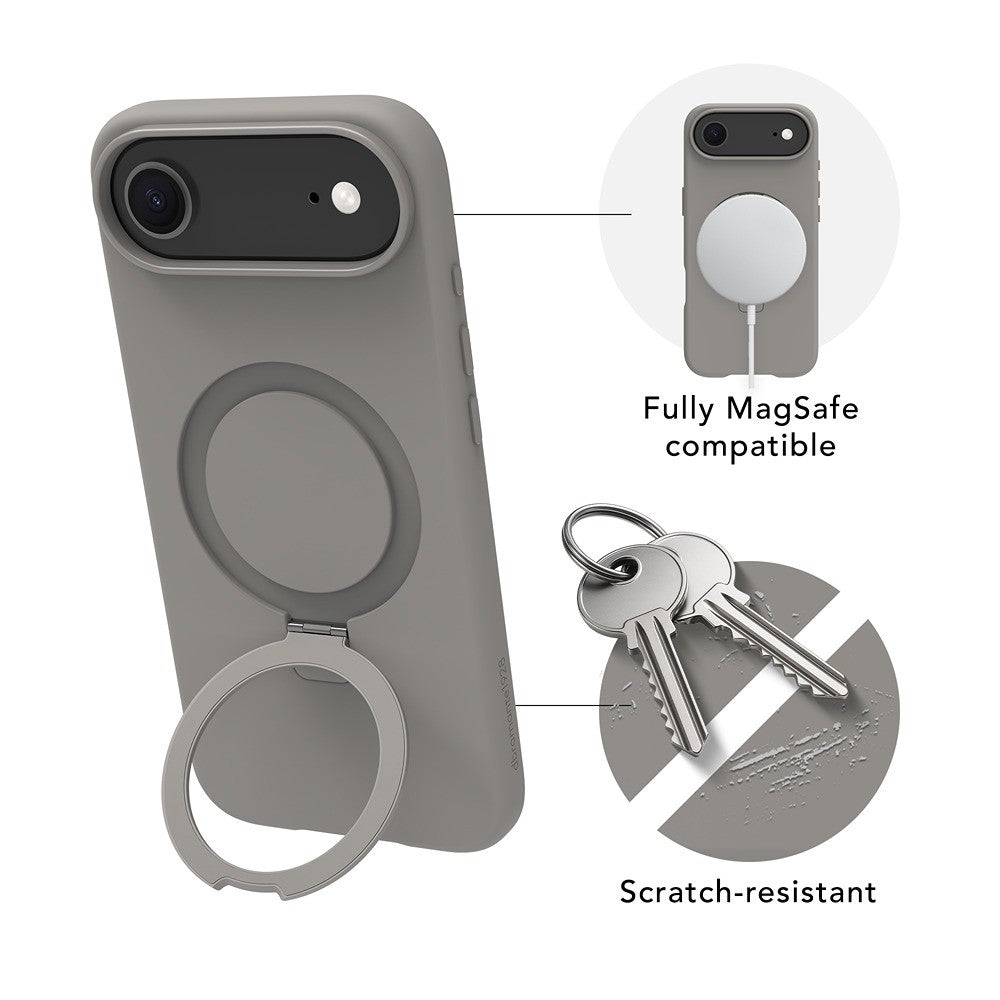 dbramante1928 iPhone Air Deksel Roskilde MagSafe Kick ICON River Stone